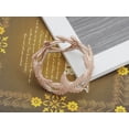 thumbnail image 2 of Womens Rose Gold Shiny Textured Starfish Stretch Bangle Cuff Statement Bracelet, 2 of 4