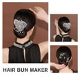 thumbnail image 3 of SSKFHGI Ball Hair Clip Flower Hair Bun Roller Flower Hair Clip Lazy Hair Curler, 3 of 8