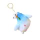 thumbnail image 5 of Lindo llavero de peluche, adorable accesorio de moda, colgante para colgar. Azul, 5 of 9