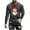 Dark Gray, variant on Feancey Men's Long Sleeve Christmas Tees Cute Santa Claus Print Slim Fit T-Shirts Xmas Stretchy Casual Crewneck Tops Big And Tall Cool Streetwear Tee Shirt Green M
