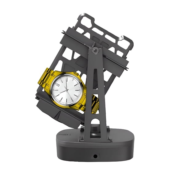 DESIGNICE Automatic Watch Winder with Dual Swing Modes, Low Noise, Long Battery Life, and Stylish Display