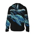 thumbnail image 3 of Fotbe Ocean Turtle Men's Women's UPF 50+ Sun Protection Jacket Hooded Cooling Shirt with Pockets Hiking Outdoor Performance-3X-Large, 3 of 9