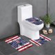 thumbnail image 1 of Juego de alfombras de baño de 3 piezas del equipo Patriots Alfombra antideslizante para baño de 24 x 16 pulgadas, 1 of 7