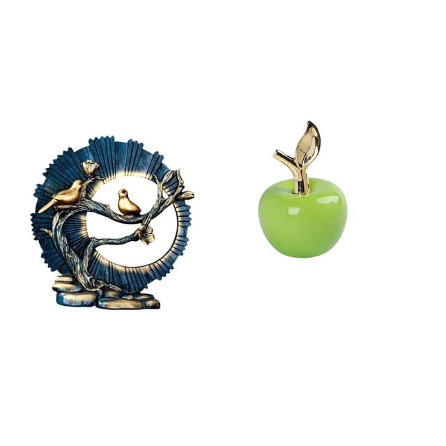 Figura artesanal de resina, adorno, estatua, obra de arte, decoración del hogar, figura de cerámica, escultura de fruta para casa, sala de estar, escr