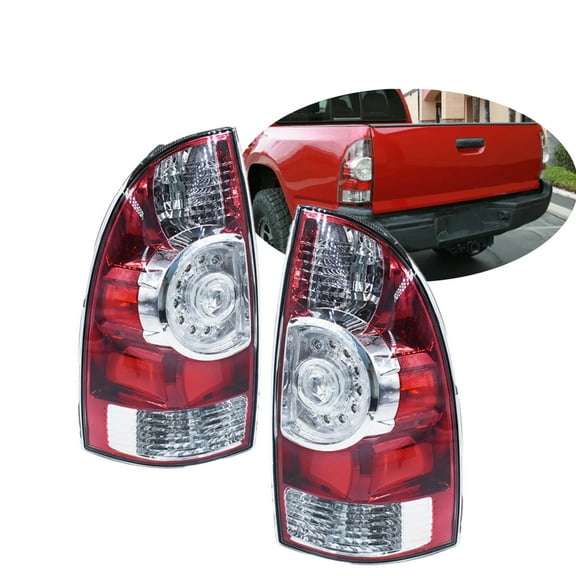 Genrics A Pair Left Right LED Tail Lights Brake Lamps Fit For 2005-2015 Toyota Tacoma