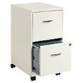 thumbnail image 1 of Realspace SOHO Vertical Mobile File Cabinet, 2 Drawers, 26 1/2"H x 14 1/4"W x 18"D, Pearl White Item # 941321, 1 of 1