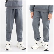 Pants Boys and Girls Solid Jogger Sweat With Pockets Warm Kids Comfort Flex Waist Trousers Casual Linen Pants,Size 10 Years-12 Years
