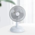 thumbnail image 1 of Ventilador de escritorio retro ventilador de mano de 800 mAh silencioso para oficina camping hogar dormitorio dormitorio Hugtrwg Para estrenar, 1 of 6