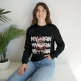 thumbnail image 7 of My Man Santa Unisex Heavy Blend™ Crewneck Sweatshirt, 7 of 7