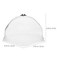 thumbnail image 2 of Pungan garden cloche 6Pcs Garden Cloche Dome Breathable Plants Dome Plant Nursery Protector Humidity Dome Garden Dome,4.72"X4.72"X3.54", 2 of 11