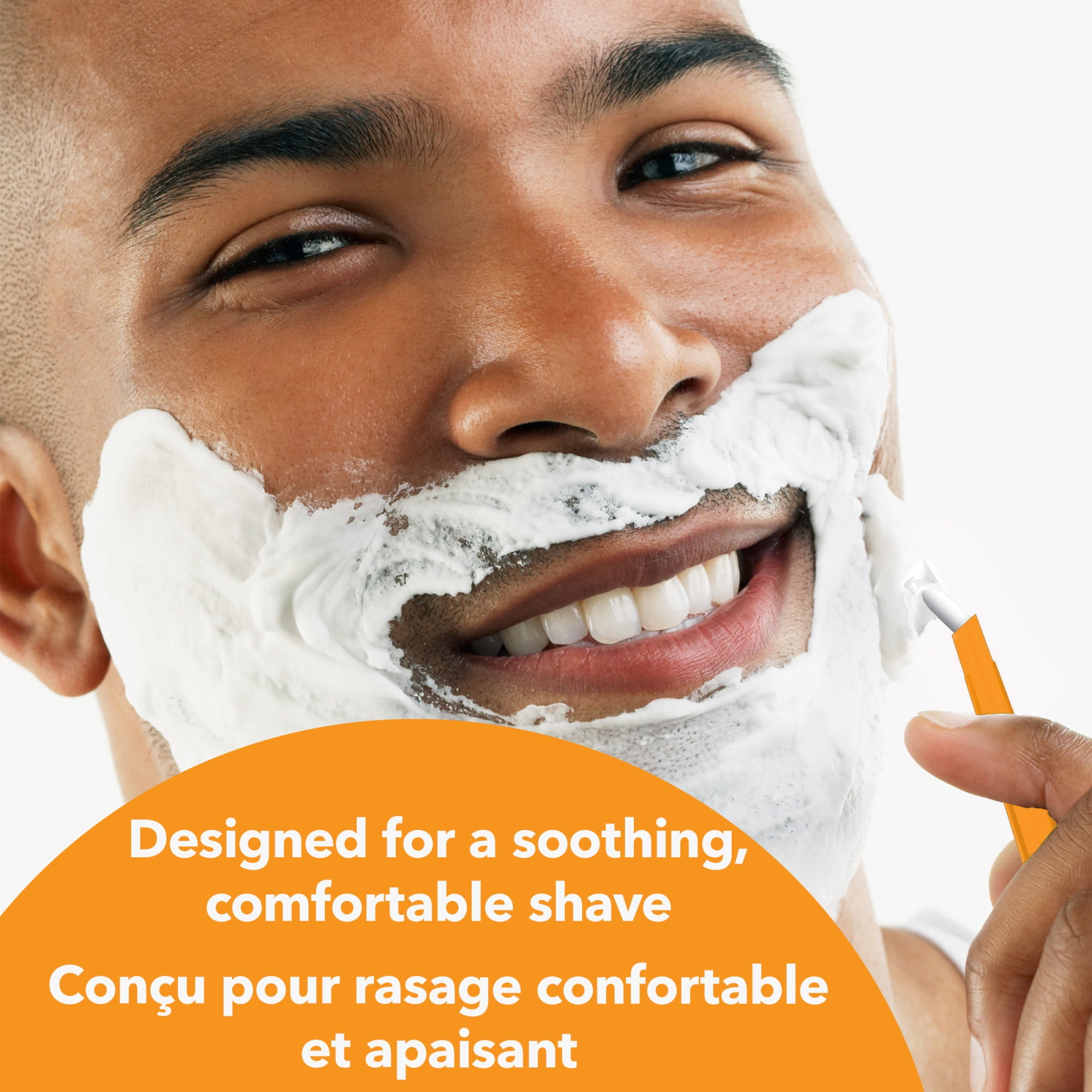 BIC Twin Select Sensitive Skin Men's Disposable Razor, 2-Blade, 18pack