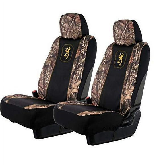 Browning Universal Front and Bench Seat Covers, Water Resistant for Car, Truck, and SUV
