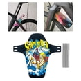 thumbnail image 3 of Guardabarros de carretera para bicicleta, neumático , salpicadura de fibra de carbono, compatible con 26, 27,5, 29 pulgadas, guardabarros Bestia hermosa Macarena guardabarros de bicicleta de montaña, 3 of 6