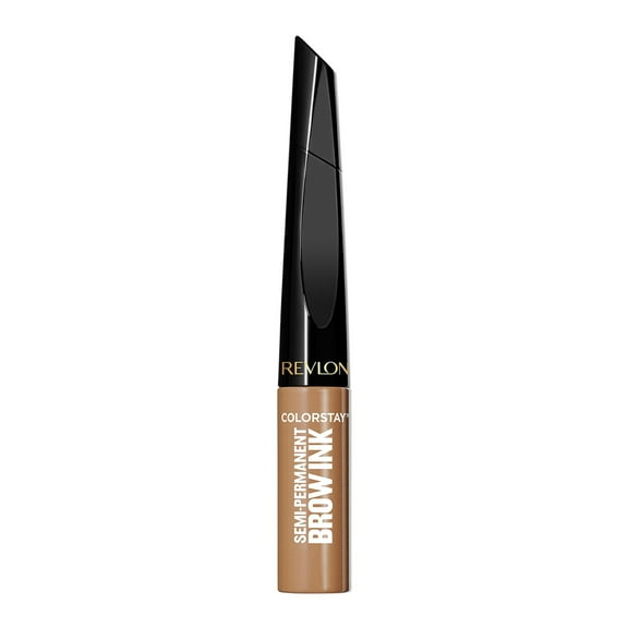 Revlon ColorStay Semi-Permanent Brow Ink Waterproof Eyebrow Enhancer Gel, 350 Blonde Ink, 0.09 fl oz.