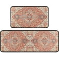 thumbnail image 1 of Buffalo Plaid Kitchen Rug 2 Pieces Set, Washable Non-Slip Kitchen Sink Decor Carpet, Home Black and White Cushioned Kitchen Floor Standing Mats 17"x47"+17"x30", 1 of 6