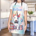 thumbnail image 4 of Happy Birthday Cute Puppy Bull Terrier with Cake Gifts Party Hat Apron Bully Dog Lovers Gifts Idea for Cooking Grilling Baking Painting Gardening - 00029, 4 of 5