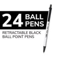 thumbnail image 2 of Bolígrafo retráctil negro Bic Clic Stic de 1,0 mm, 24 unidades, 2 of 7