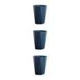 thumbnail image 4 of Decodeary Trash Can For Kitchen Bedroom - Simple All Home Decoration Matchable Big Opening PP Household Dark Blue L 3Set, 4 of 6