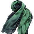 thumbnail image 2 of CAILDANL Cotton Silk Scarf Elegant Soft Wraps Color Shade Scarves for Women, 2 of 7