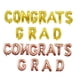 thumbnail image 1 of Kit de globos Congrats GRAD Mylar Gold Rose Gold, 25 unidades, 1 of 1