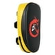 thumbnail image 1 of Padres Boxeo Cuero PU Objetivo Almohadilla Patada Curva para MMA Muay Thai () Amarillo, 1 of 9