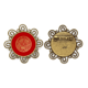 thumbnail image 1 of Broche de Flores China Lucky Patrón Oro 3.8 cm, 1 of 3