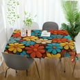 thumbnail image 3 of Yayeee Tablecloths 54" x 54" Rectangle Wrinkle Resistant Party Table Cover, Blooming Flowers, 3 of 8