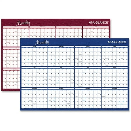 Visual Organizers Erasable Wall - AT-A-GLANCE Visual Organizer Horizontal Erasable Wall Planner, 36