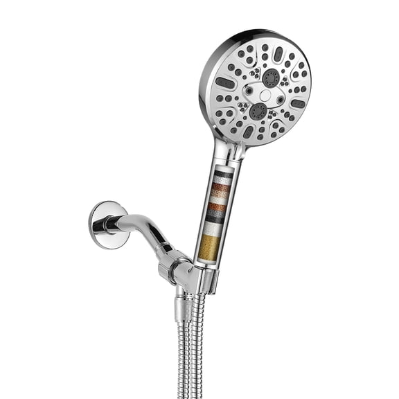 Cobbe Filtered 9 Spray Modes Handheld Shower Head Hose Included Chrome
