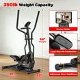 thumbnail image 4 of Winita 2-in-1 Elliptical & Exercise Bike for Home, Compact Trainer with 14 Resistance Levels, Low Impact Magnetic Cross Trainer for Seniors, Small Spaces, 4 of 11