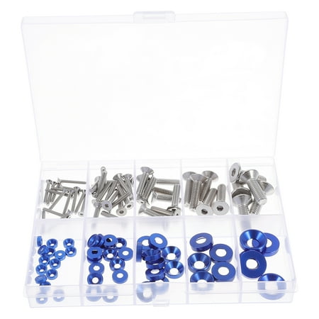 

Fisheye Countersunk Screws Flat Head Cone Cup Gasket Washer for Washers Aluminum Alloy Grade 8 Bolts and Nuts Kit