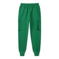 thumbnail image 4 of IROINNID Sweatpants for Men Deals Solid Drawstring Waist Jogger Pants Thicken Stretch Comfy Sport Pants With Pocket,Green, 4 of 4