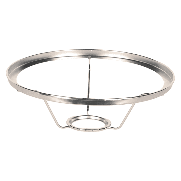 Aladdin Nickel Plated 10" Under Burner Shade Ring for Glass Shades