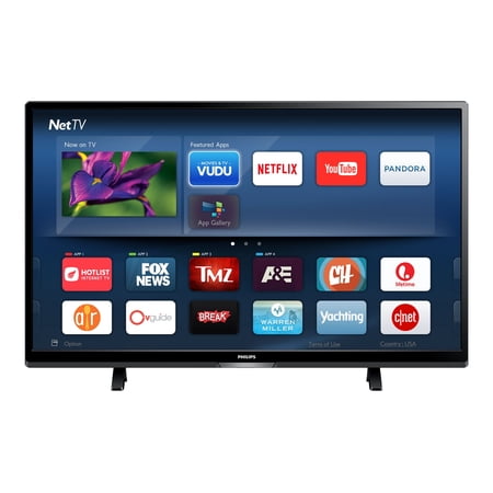 Restored PHILLIPS 50" Class 4K UHD (2160p) Smart LED (50PFL5601/F7) (Refurbished)