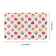 thumbnail image 5 of Donut Door Mat for Indoor, Welcome Door Mats Front Entrance Rug, Non-Slip Bathroom kitchen Rugs for Inside Floor, Small Rug Dog Door Mat 20X31.5 Inch, 5 of 5