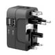 thumbnail image 4 of Universal Worldwide Travel Plug Adapter Portable Charger Head with 2 USB Ports Electronic Devices Phone Accessories, 4 of 5