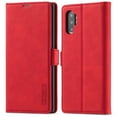 thumbnail image 2 of Compatible with Samsung Note 10 Wallet Case, PU Leather Flip Folio Case with Card Holders RFID Blocking Kickstand [Shockproof TPU Inner Shell] Phone Cover For Samsung Galaxy Note 10, Red, 2 of 11