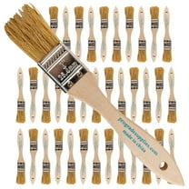 Vermeer Chip Paint Brushes - 36-Pack - 1" Chip Brushes for Paints, Stains, Varnishes, Glues, & Gesso
