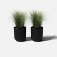 thumbnail image 7 of Veradek Mason Series Kona 20" Plastic-Stone Planter 2-Pack Black, 7 of 7