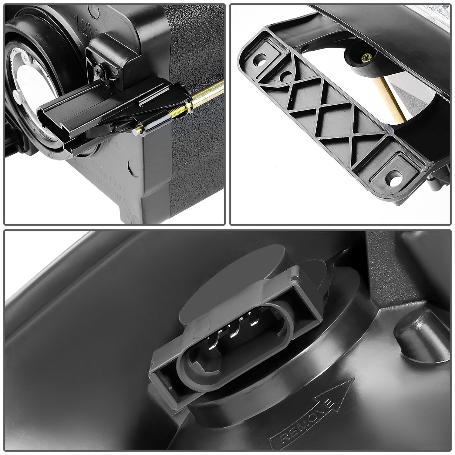 DNA Motoring For 02-05 Dodge Ram 1500 2500 3500 Chrome Amber Euro Crystal Headlight Pair