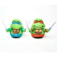 thumbnail image 2 of ODD SOX – TMNT Raph and Leo 3D Slippers Large for Men & Women – Soft Plush Indoor House Shoes, Cozy, 2 of 4