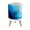 Color 1, variant on Small Trash Can with Lid Octopus Beach Marine Life Tentacles Ocean Abstract Coastal 1.8 Gallon Dog Proof Trash Can Round Garbage Can Waste Bin Wastebasket for Bathroom Bedroom Living Room