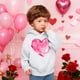 thumbnail image 5 of Sudadera con capucha y estampado de corazón de San Valentín, sudadera de manga larga para niños y niñas, chaqueta para niñas de talla mediana y grande., 5 of 7