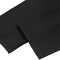 thumbnail image 6 of ZVAVZ Mens Stand Collar Athletic Shirt Long Sleeve Slim Fit T-Shirts Crew Neck Gym Workout Tee Shirt Bodybuilding Running Tops Black S, 6 of 9