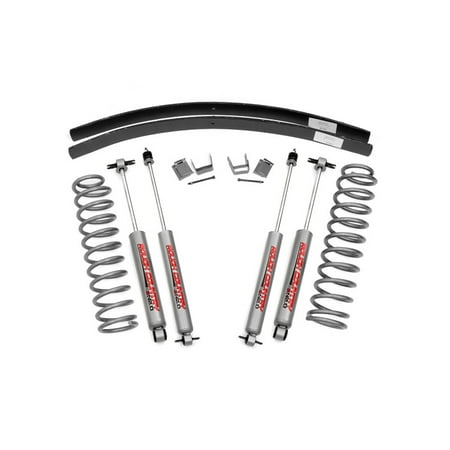 4wd 0 Lift (Rough Country - 670N2 - 3-inch Suspension Lift Kit w/ Premium N2.0 Shocks for Jeep: 84-01 Cherokee XJ)