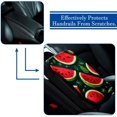 thumbnail image 5 of Watermelon Soft and Furry Printed Car Armrest Cover Pad - 12.5x8.2 Inch Comfortable Armrest Cover for Car, 5 of 6