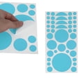 thumbnail image 4 of Unique Bargains Mall Large Round Dots Gift Stickers 6PCS Light Blue, 4 of 5