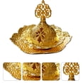 thumbnail image 4 of MasteelfCA 1Pc Elegant Hand-held Censer Metal Incense Burner Middle East Style Censer, 4 of 7