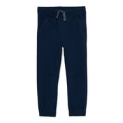 365 Kids From Garanimals Boys Stretch Canvas Dart Joggers, Sizes 4-10