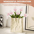 thumbnail image 6 of 30Pcs Artificial Tulips Flowers Real Touch Tulips Fake PU Bouquet Latex Flower White (Light Pink), 6 of 6